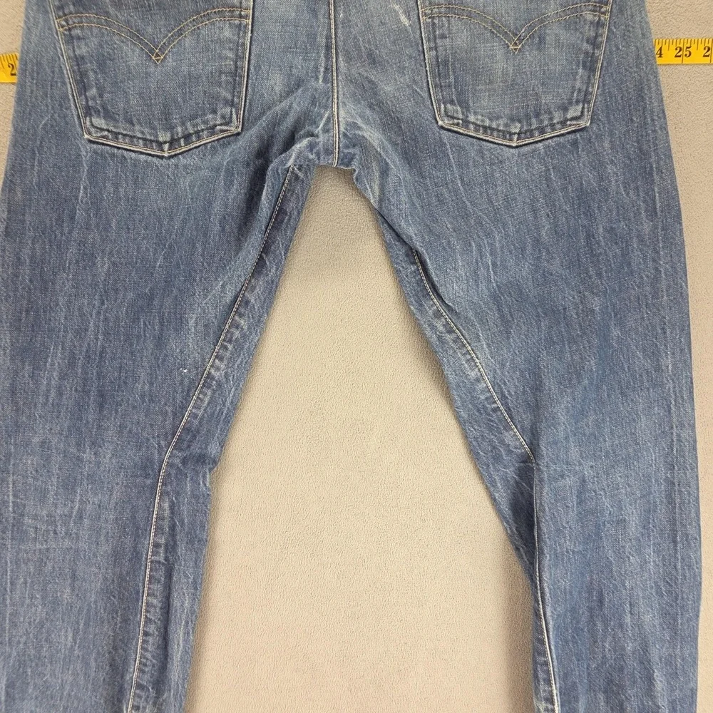 Vintage Levis Engineered Jeans Mens 32x32 Blue Twisted Button Fly Medium Wash